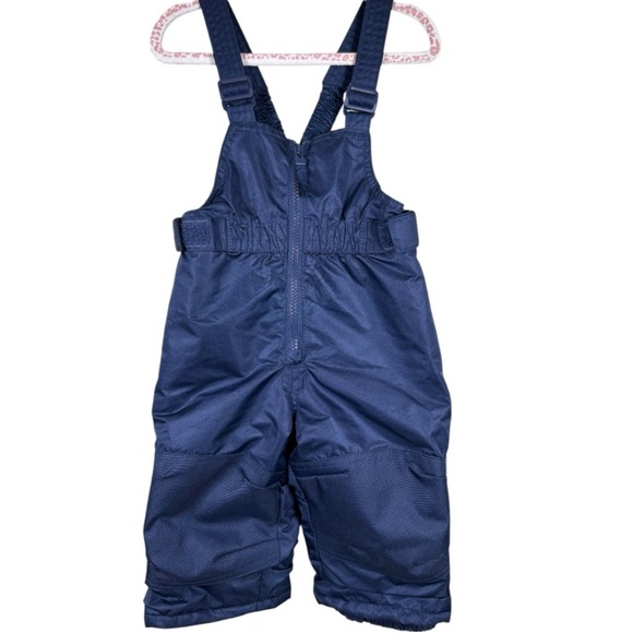 Cat & Jack Snow Pants Toddlers 12M Blue Bib Overall Snowboard Skiing Waterproof - Picture 1 of 7